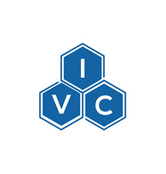 Ivc Letter Logo Design On White Backgroundivc