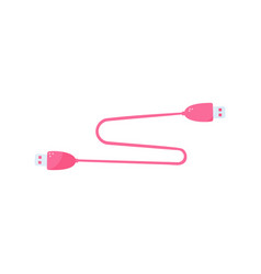 Usb Wire Computer Pink Element Icon Logo