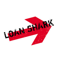 Loan Shark Rubber Stamp