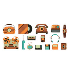 Retro Technology Icons Collection