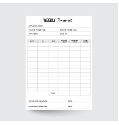 Employee Time Sheet