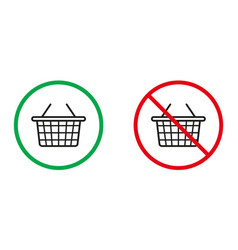 Shopping Cart Warning Signs Trolley Basket