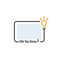 Did You Know Template Post Icon For Social