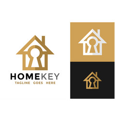 Home Keyhole Logo Design Symbol Icon