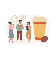 Coffee Break Isolated Concept