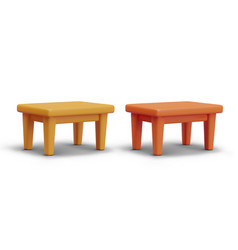 Yellow And Orange Tables For Several Person