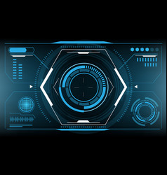 Hud Sci-fi Interface Screen View Design Virtual