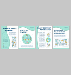 What Is Smart Content Brochure Template