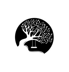 Tree And Swing Logo Template