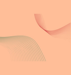 Abstract Pink Background With Wavy Lines