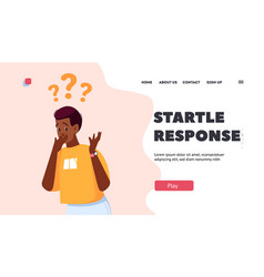 Startle Response Landing Page Template Boy