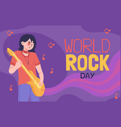 World Rock Day Poster