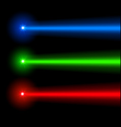 Laser Beam Blue Green Red Light Beam