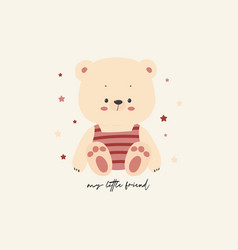 Little Bear Toy T-shirt Design For Kids