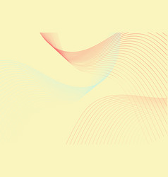 Yellow Background With Wavy Lines