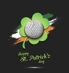 Happy St Patricks Day And Golf Ball