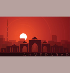 Ahmedabad Low Sun Skyline Scene