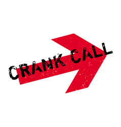 Crank Call Rubber Stamp