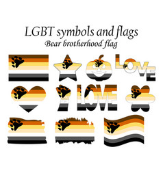 Gay Bear Pride Flag In Format