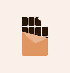 Chocolate Flat Design Icon