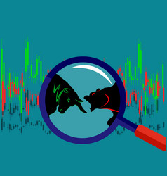 Bull Vs Bear Symbol Stock Market Trend Isolate