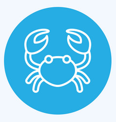 Icon Crab Suitable For Meat Blue Eyes Style