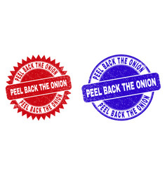 Peel Back The Onion Round And Rosette Stamps