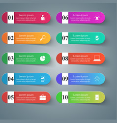 Infographic Design List Of 10 Items