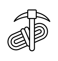 Rope Outline Icon Style Eps 1