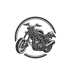 Classic Motorcycle Motor Bike For Logo Biker