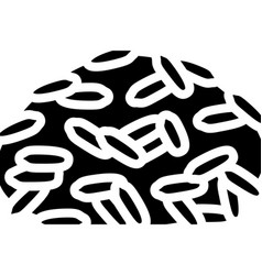 Parboiled Rice Glyph Icon