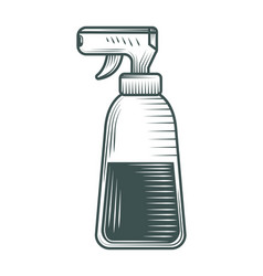 Spray Bottle Icon Design For Shampoo Hygiene