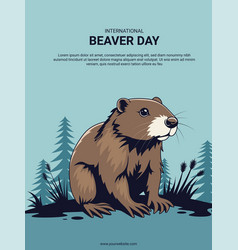 International Beaver Day Background