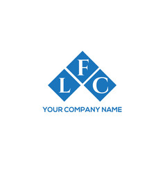 Lfc Letter Logo Design On White Background