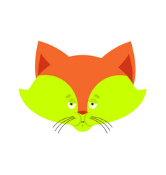 Fox Sick Nausea Emoji Animal Face Nauseating