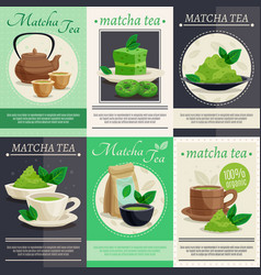 Green Matcha Tea Mini Banners