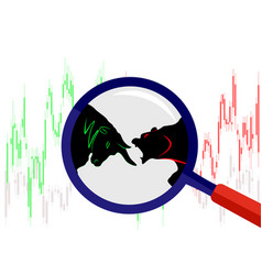 Bull Vs Bear Symbol Stock Market Trend