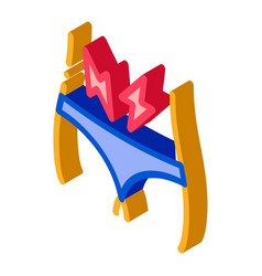 Lower Abdominal Pain Isometric Icon