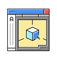 Autocad 3d Program Color Icon