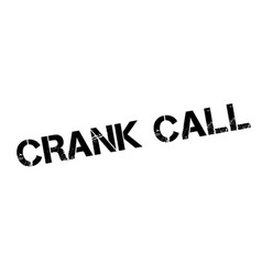 Crank Call Rubber Stamp