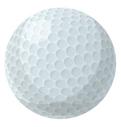 Golf Ball Cartoon Icon Club Sport Symbol