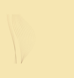 Yellow Background With Wavy Design