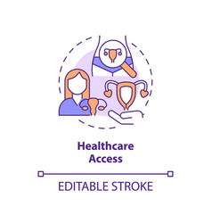 Healthcare Access Concept Icon