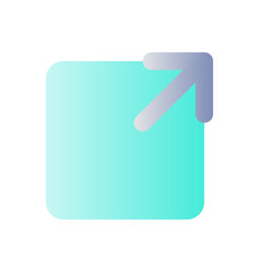 Resize Flat Gradient Color Ui Icon