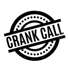 Crank Call Rubber Stamp