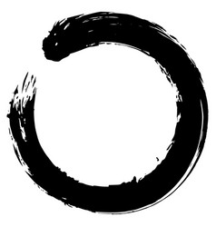 Enso Zen Japanese Art Circle Brush Stroke