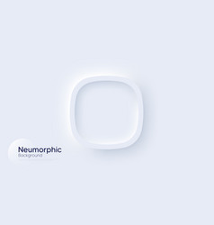 Neumorphic Circular Background With Round