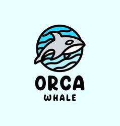 Orca Logo Animal Killer Whale Icon Symbol Fauna