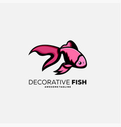 Ornamental Fish Design Logo