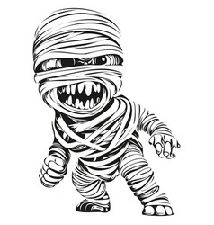 Classic Halloween Mummy Art